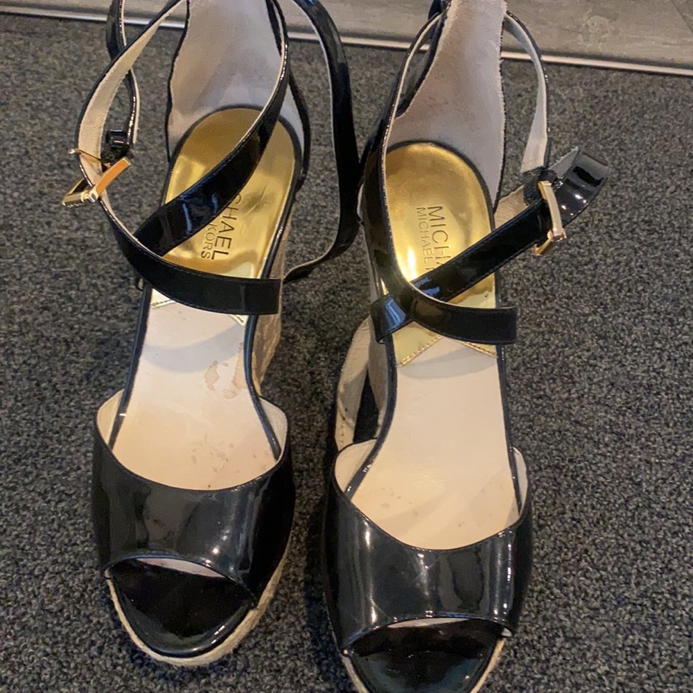 Mk Strapped Wedges - image 5